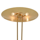 Marston Gold Floor Lamp in Aged Brass - BlueJay Avenue