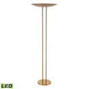 Marston Gold Floor Lamp in Aged Brass - BlueJay Avenue