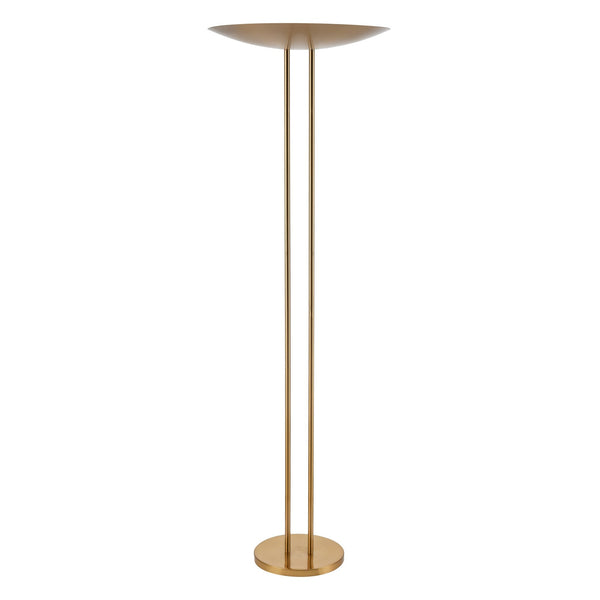 Marston Gold Floor Lamp in Aged Brass - BlueJay Avenue