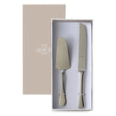 Mepra Brescia 2 - Piece Cake Serving Set – 18/10 Stainless Steel Mirror Finish - BlueJay Avenue