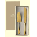 Mepra Brescia Oro 2 - Piece Gold Cake Serving Set – 18/10 Stainless Steel - BlueJay Avenue