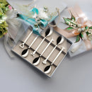 Mepra Evento 18/10 Stainless Steel Coffee Spoon Set of 6 - Mirror Finish - BlueJay Avenue