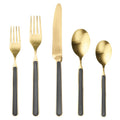 Mepra Fantasia 18/10 Stainless Steel Ice Gold Flatware Set - BlueJay Avenue