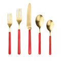 Mepra Fantasia 18/10 Stainless Steel Ice Gold Flatware Set - BlueJay Avenue