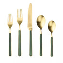 Mepra Fantasia 18/10 Stainless Steel Ice Gold Flatware Set - BlueJay Avenue