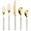 Mepra Fantasia 18/10 Stainless Steel Ice Gold Flatware Set - BlueJay Avenue