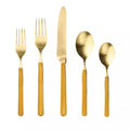 Mepra Fantasia 18/10 Stainless Steel Ice Gold Flatware Set - BlueJay Avenue