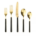Mepra Fantasia 18/10 Stainless Steel Ice Gold Flatware Set - BlueJay Avenue