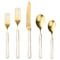 Mepra Fantasia 18/10 Stainless Steel Ice Gold Flatware Set - BlueJay Avenue