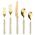 Mepra Fantasia 18/10 Stainless Steel Ice Gold Flatware Set - BlueJay Avenue