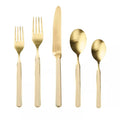Mepra Fantasia 18/10 Stainless Steel Ice Gold Flatware Set - BlueJay Avenue