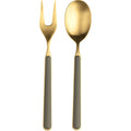 Mepra Fantasia 18/10 Stainless Steel Ice Gold Serving Utensils Set - BlueJay Avenue