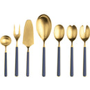 Mepra Fantasia 18/10 Stainless Steel Ice Gold Serving Utensils Set - BlueJay Avenue