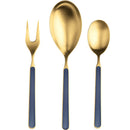 Mepra Fantasia 18/10 Stainless Steel Ice Gold Serving Utensils Set - BlueJay Avenue