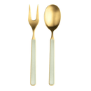 Mepra Fantasia 18/10 Stainless Steel Ice Gold Serving Utensils Set - BlueJay Avenue