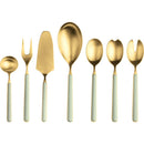 Mepra Fantasia 18/10 Stainless Steel Ice Gold Serving Utensils Set - BlueJay Avenue