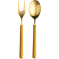 Mepra Fantasia 18/10 Stainless Steel Ice Gold Serving Utensils Set - BlueJay Avenue