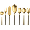 Mepra Fantasia 18/10 Stainless Steel Ice Gold Serving Utensils Set - BlueJay Avenue