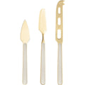 Mepra Fantasia Ice Gold 18/10 Stainless Steel 3-Piece Cheese Knife Set - BlueJay Avenue