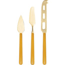 Mepra Fantasia Ice Gold 18/10 Stainless Steel 3-Piece Cheese Knife Set - BlueJay Avenue