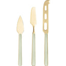 Mepra Fantasia Ice Gold 18/10 Stainless Steel 3-Piece Cheese Knife Set - BlueJay Avenue