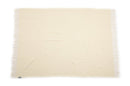 Milan Wool & Cashmere Throw Blanket, Winter White - BlueJay Avenue