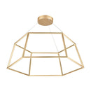 Minimalist Dimmable LED Gold Chandelier - BlueJay Avenue
