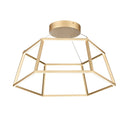 Minimalist Dimmable LED Gold Chandelier - BlueJay Avenue