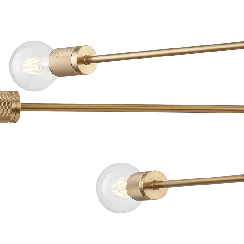 Module 6 - Light Modern Gold Ceiling Light Fixture - BlueJay Avenue