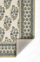 Momeni Cotswold Green Floral English Cottage Hand Tufted Wool Rug - BlueJay Avenue