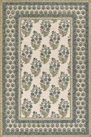 Momeni Cotswold Green Floral English Cottage Hand Tufted Wool Rug - BlueJay Avenue