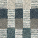 Momeni Fletcher Blue Modern Wool Checkered Rug - BlueJay Avenue
