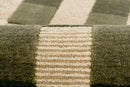 Momeni Fletcher Olive Green Hand Tufted Wool Modern Checkered Rug - BlueJay Avenue
