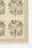 Momeni Florence Hand Woven Wool Floral Cream Rug - BlueJay Avenue
