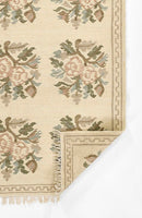 Momeni Florence Hand Woven Wool Floral Cream Rug - BlueJay Avenue