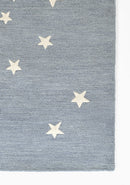 Momeni Lily Blue Star Wool Nursery Rug - BlueJay Avenue