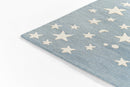 Momeni Lily Blue Star Wool Nursery Rug - BlueJay Avenue