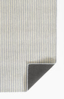 Momeni Lily Blue Striped Wool Area Rug - BlueJay Avenue