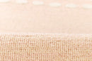 Momeni Lily Scalloped Dotted Pink Wool Nursery Rug - BlueJay Avenue