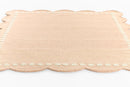 Momeni Lily Scalloped Dotted Pink Wool Nursery Rug - BlueJay Avenue