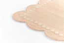 Momeni Lily Scalloped Dotted Pink Wool Nursery Rug - BlueJay Avenue