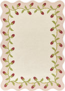 Momeni Lily Strawberry Vine Pink Hand Tufted Wool Rug - BlueJay Avenue