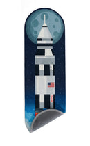 Momeni Playground Rocket Blue Nursery Rug - BlueJay Avenue