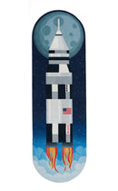 Momeni Playground Rocket Blue Nursery Rug - BlueJay Avenue