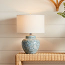 Napa Home & Garden Lilian Small Blue and White Chinoiserie Table Lamp - BlueJay Avenue