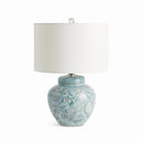Napa Home & Garden Lilian Small Blue and White Chinoiserie Table Lamp - BlueJay Avenue