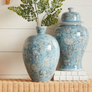 Napa Home Pomegranate Sketch Blue & White Porcelain Decorative Vase - BlueJay Avenue