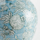 Napa Home Pomegranate Sketch Blue & White Porcelain Decorative Vase - BlueJay Avenue