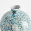 Napa Home Pomegranate Sketch Blue & White Porcelain Decorative Vase - BlueJay Avenue