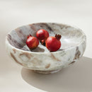 Napa Josephine Marble Footed Decorative Bowl - BlueJay Avenue